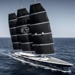 More i vjetar: Predstavljamo spektakularnu Oceanco “Black Pearl” jedrilicu s tri jarbola iz 2018. dugu 106,7 metara