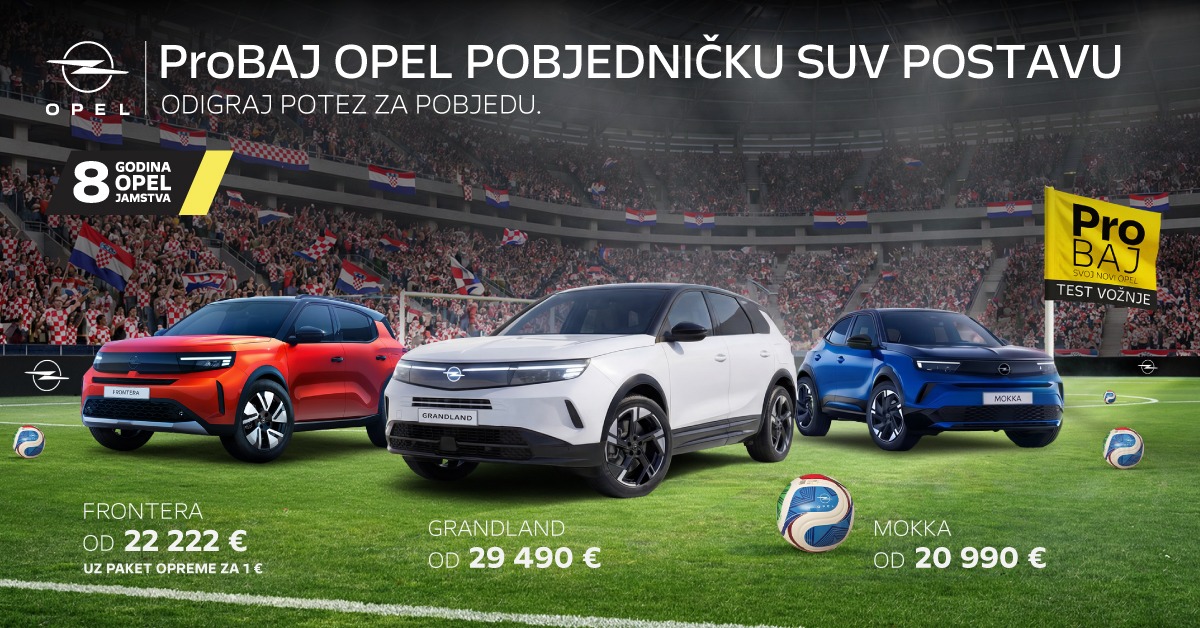 Opel u formi za svjetsko prvenstvo: ProBAJ momčad za pobjedu